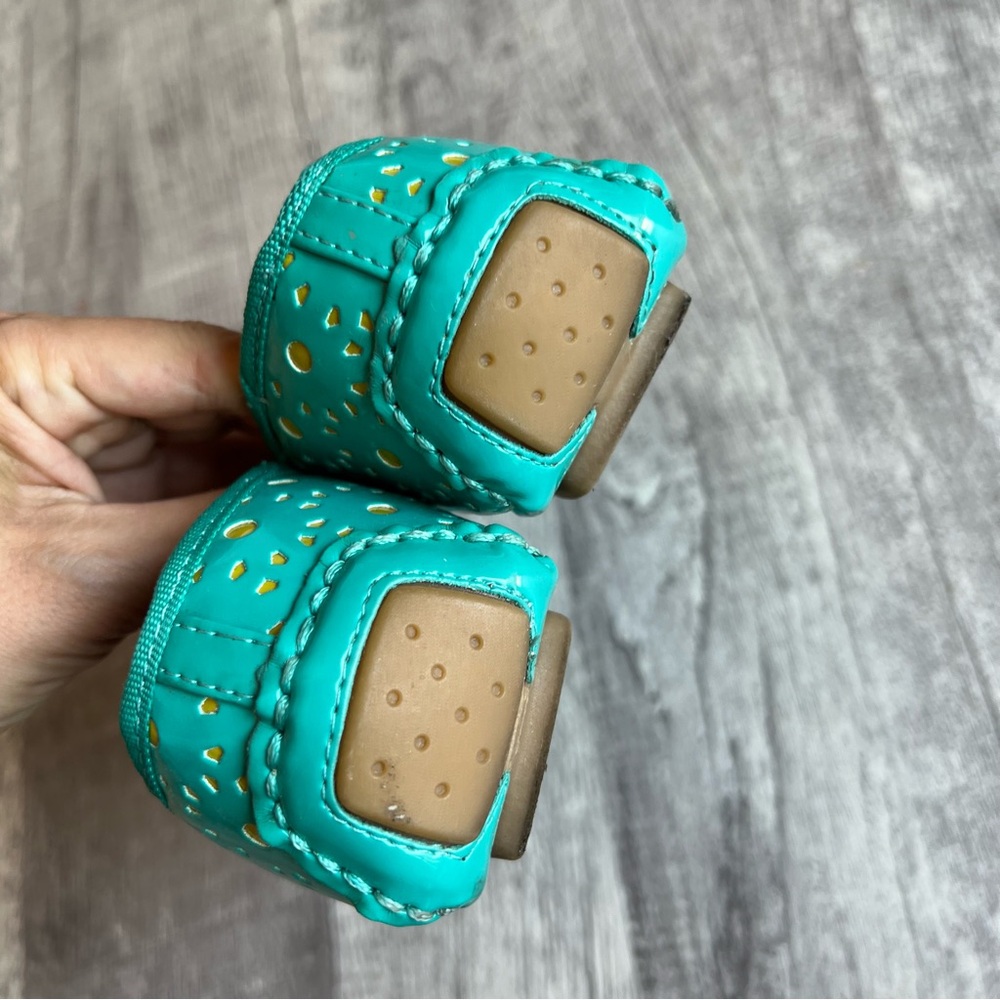 Mootsies Tootsies Women’s Moallenek Memory Foam Teal Flats Size 7M - Picture 4 of 9
